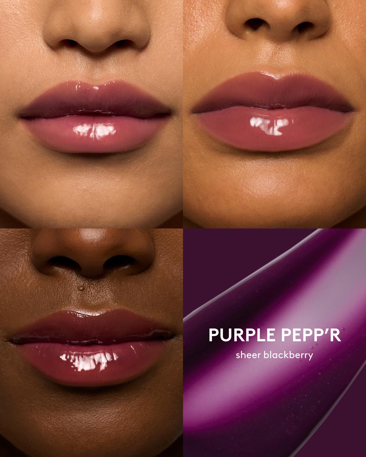Gloss Bomb Heat Universal Lip Luminizer + Plumper — Purple Pepp'r - Image 3