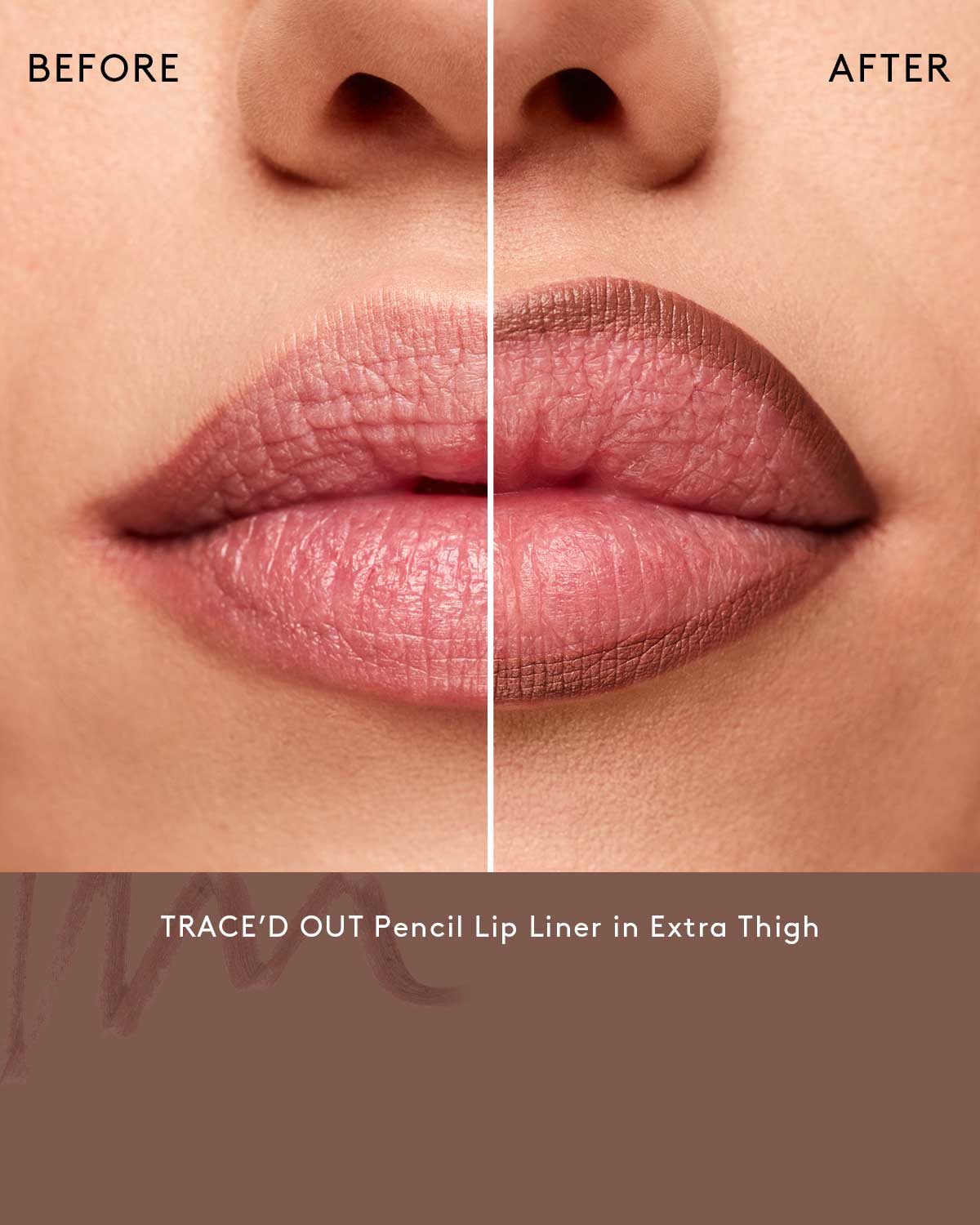Trace'd Out Longwear Waterproof Pencil Lip Liner — Extra Thigh - Image 3