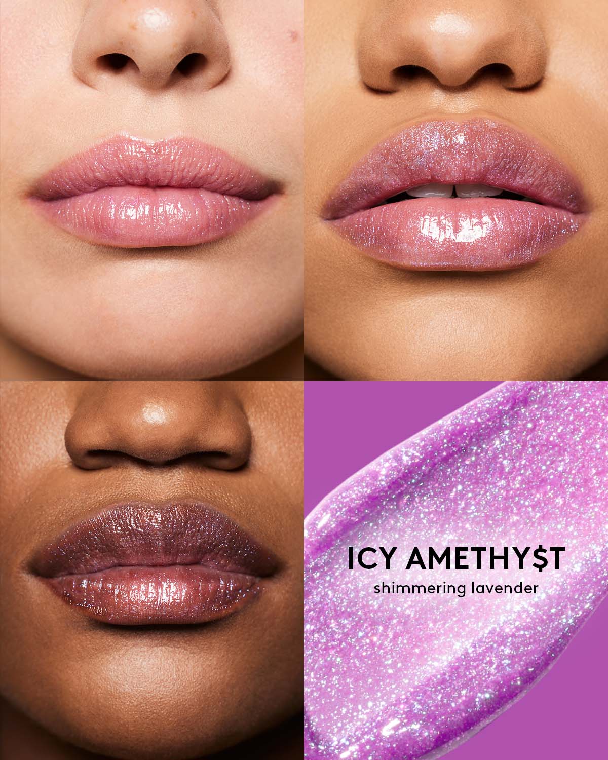 Gloss Bomb Stix High-Shine Gloss Stick — Shimmering Icy Amethy$t - Image 2