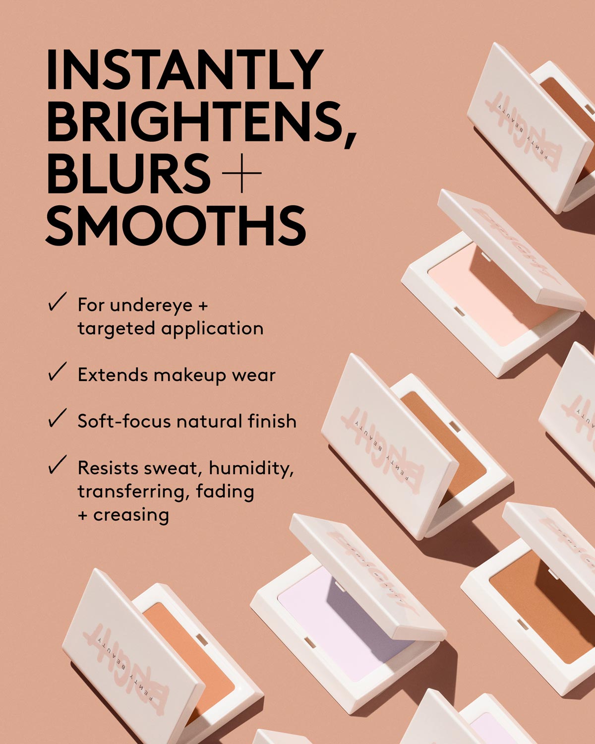 Bright Fix Instant Brightening + Blurring Powder — Cinnamon - Image 4