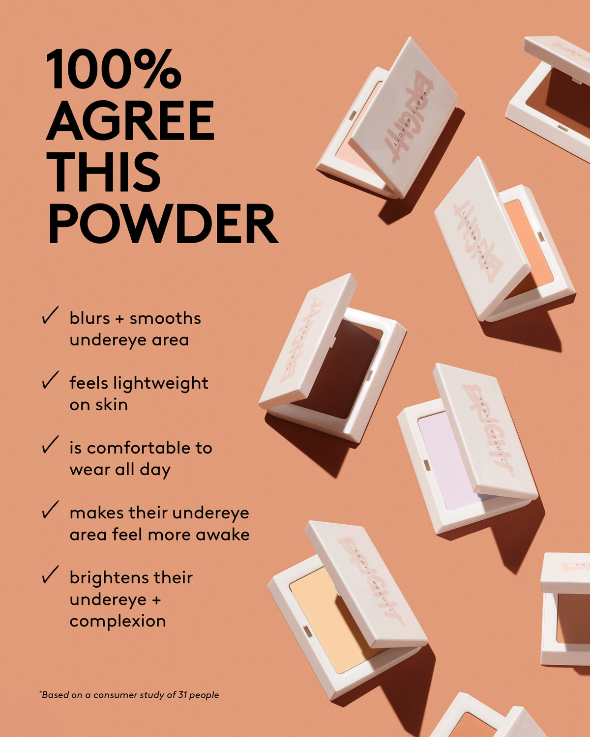 Bright Fix Instant Brightening + Blurring Powder — Cinnamon - Image 7