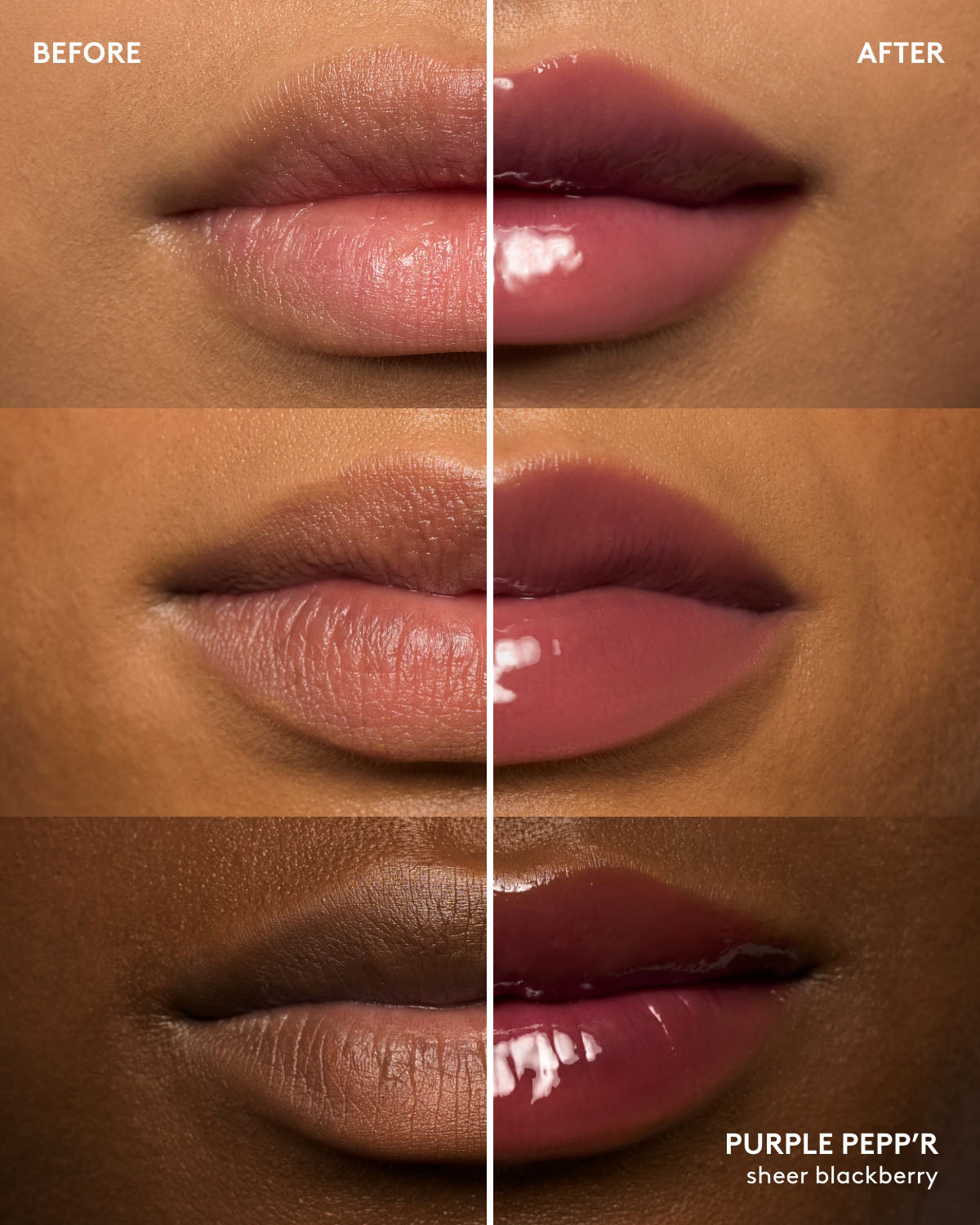 Gloss Bomb Heat Universal Lip Luminizer + Plumper — Purple Pepp'r - Image 2