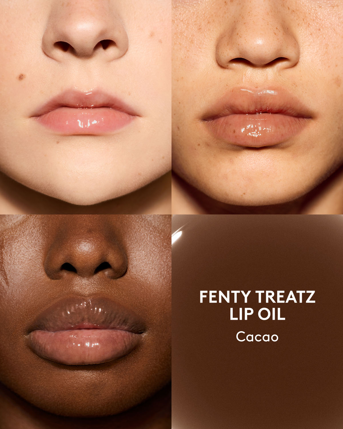 Fenty Treatz Hydrating + Strengthening Lip Oil — Cacao - Image 2