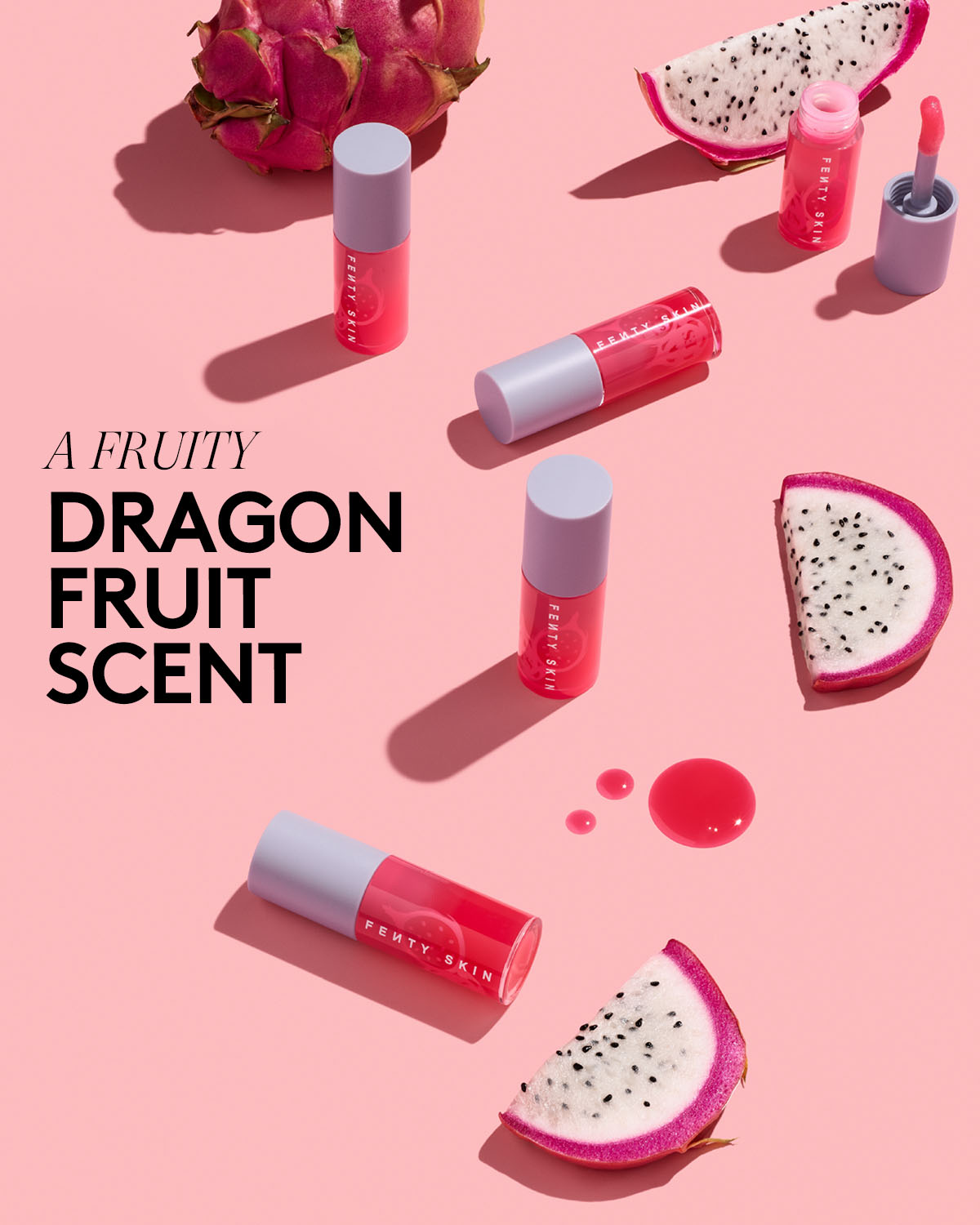 Fenty Treatz Hydrating + Strengthening Lip Oil — Dragon Fruit - Image 6
