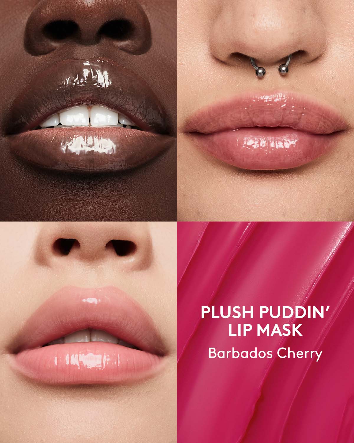 Plush Puddin' Intensive Recovery Lip Mask — Barbados Cherry - Image 7