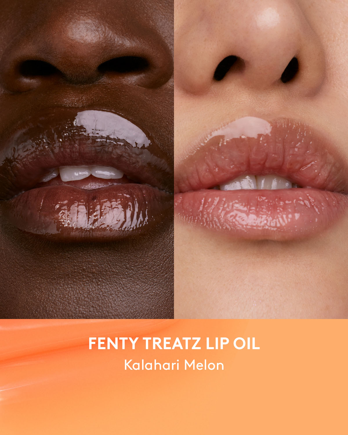 Fenty Treatz Hydrating + Strengthening Lip Oil — Kalahari Melon - Image 2