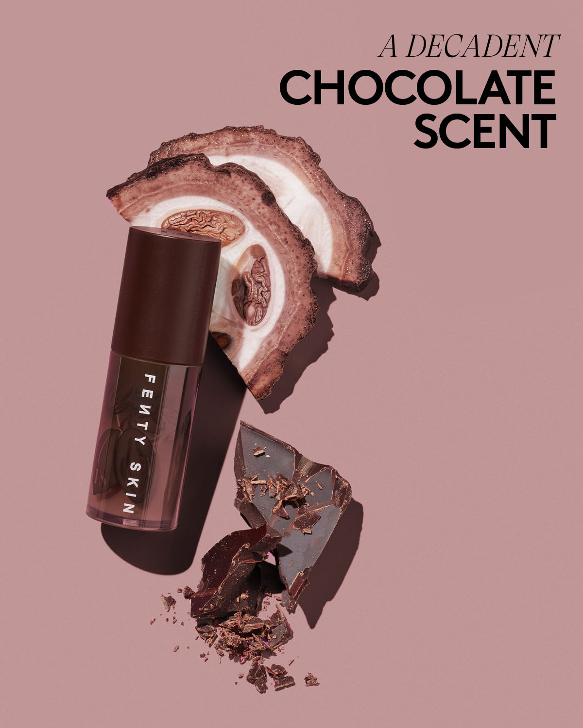 Fenty Treatz Hydrating + Strengthening Lip Oil — Cacao - Image 6