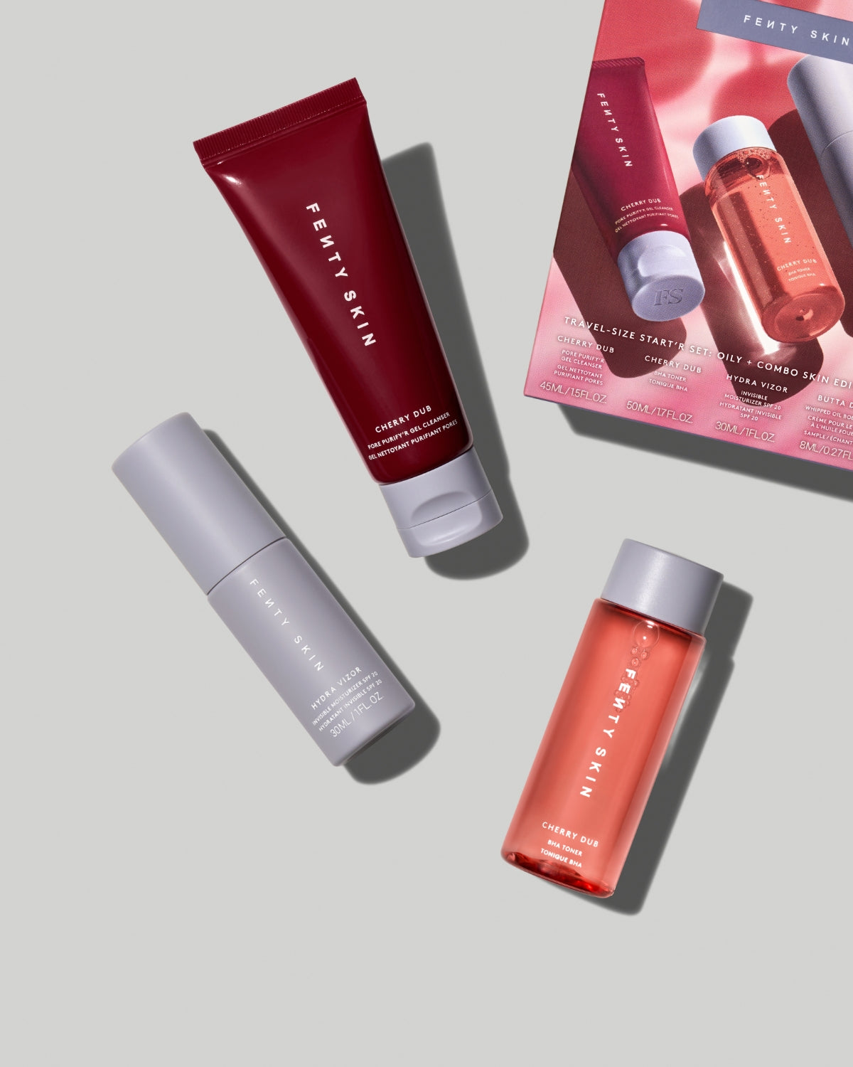 Fenty Skin Travel-Size Start'r Set For Combo + Oily Skin — EU. SPF 20