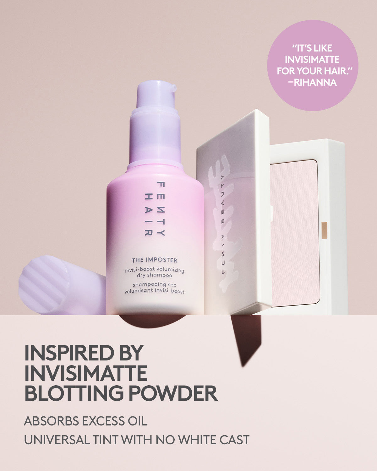 Oil Control Duo: Invisimatte Instant Setting + Blotting Powder And The Imposter Invisi-boost Volumizing Dry Shampoo - Image 4